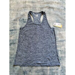 NWT! 32 Degrees Xenon Blue Space Dye Racerback Tank Top Medium Runs Big